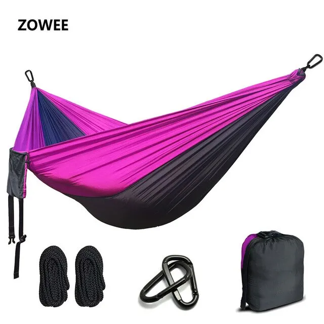 Portable Nylon Parachute Hammock Camping