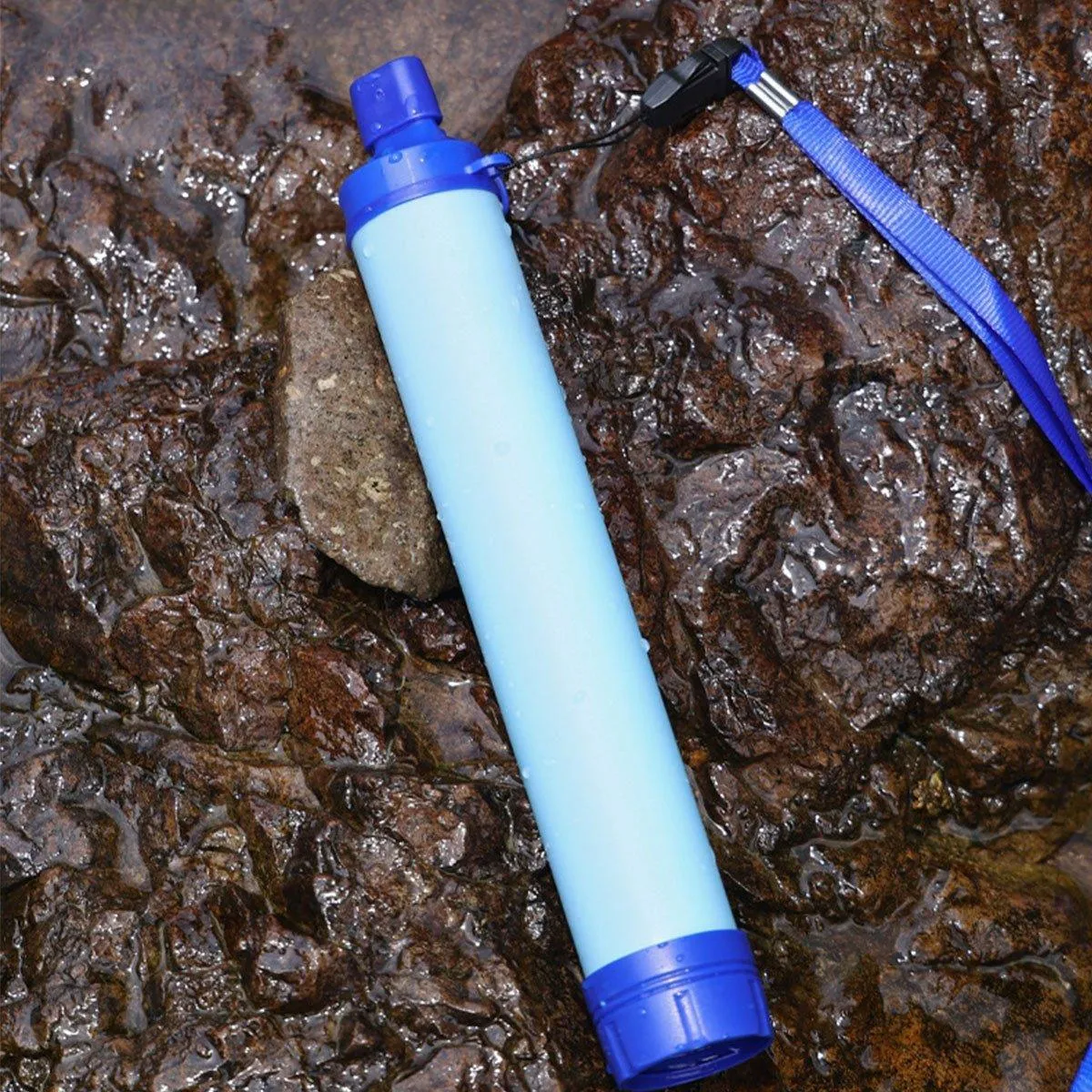 Portable Outdoor Camping Water Filter Straw Emergency Survival Purifier Tool