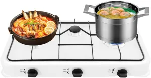 Portable Outdoor Gas Stove Propane Cooker 3 Burner Gas Stove with Wind Blocking Cover Adapter Auto Ignition Propane Gas Cooktop for hotels, outdoors, restaurants