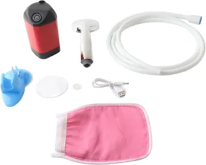 Portable Shower for Camping Electric Shower Pump IPX7 Waterproof with Digital Display for Camping Hiking Backpacking Travel Beach Pet Watering