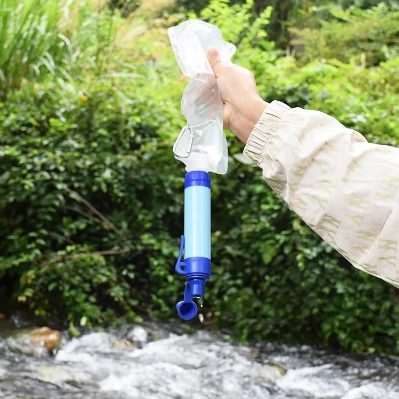 Portable Water Purifier - Straw Personal Water Purifier for Hiking, Travel, Camping, Outdoor Adventures(S3P)