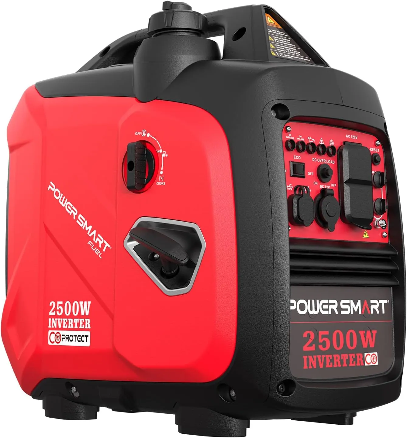 PowerSmart 2500-Watt Portable Inverter Generator with Quiet Technology and CO Protect