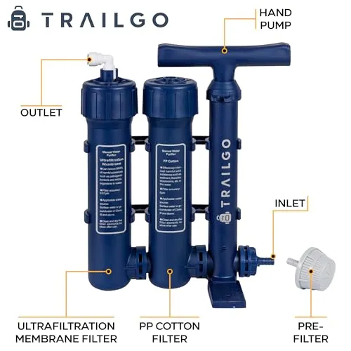 Pro Water Purifier Water Purification System for Survival-High-Volume Hand Pump