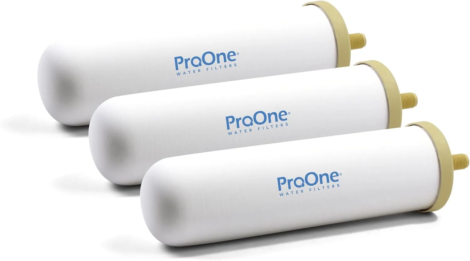 ProOne 9-Inch Gravity Water Filter Replacement G-Series 3-Pack - Universally Compatible with Gravity Water Filter Systems - NSF/ANSI Certified to Reduce Lead, Reduce Microplastics, & Total PFAS
