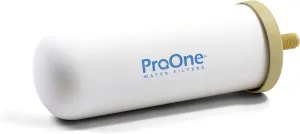 ProOne G-Series 7-Inch Gravity Filter Replacement 1-Pack - Universally Compatible with Gravity Water Filtration Systems - NSF/ANSI Certified to Reduce Lead, Microplastics, & Total PFAS (1-Pack)