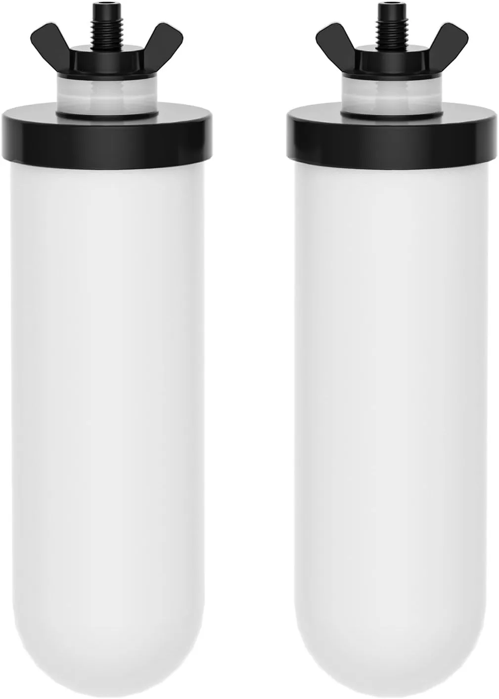 Purewell PF-4 Ceramic Purification Elements, Replacement Filters for ProOne® and Berkey® Filters, ProOne® or Berkey® Big  Countertop Gravity Water Filter System and Purewell System (2 Pack, K Series)