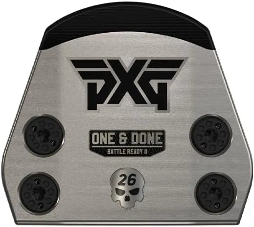 PXG Golf Putter - Battle Ready II Putter for Right Hand Golfers with 34" Chrome Shaft