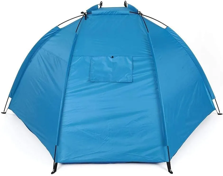 Quick Opening Pop Up Tent Beach Awning Sun Shelter Half-Open Tent Shade Ultralight for Outdoor Camping Fishing Picnic Park