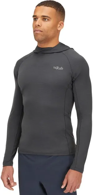 Rab Men's Sonic Hoody - Lightweight Breathable Baselayer Shirt for Hiking & Trail Running