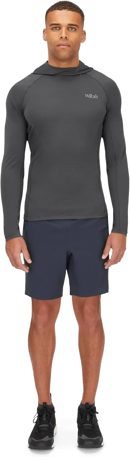 Rab Men's Sonic Hoody - Lightweight Breathable Baselayer Shirt for Hiking & Trail Running