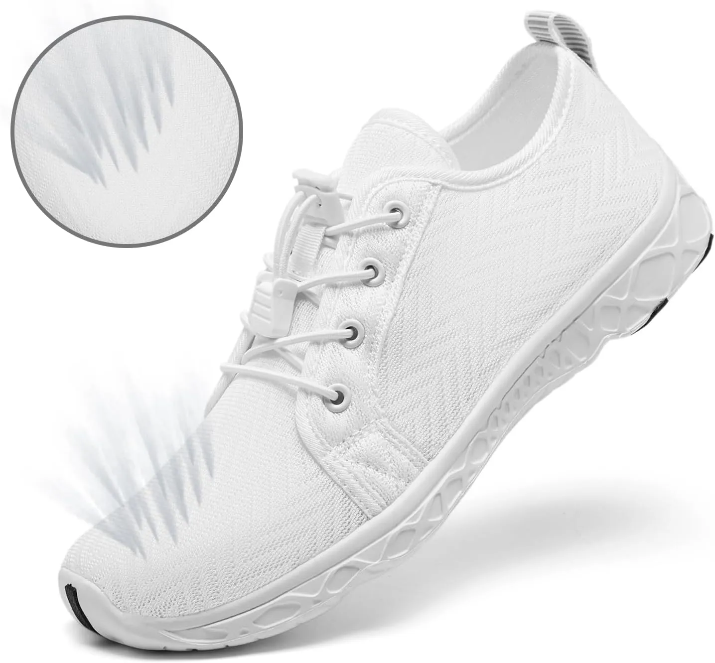 Racqua Women Men Breathable Mesh Water Shoes