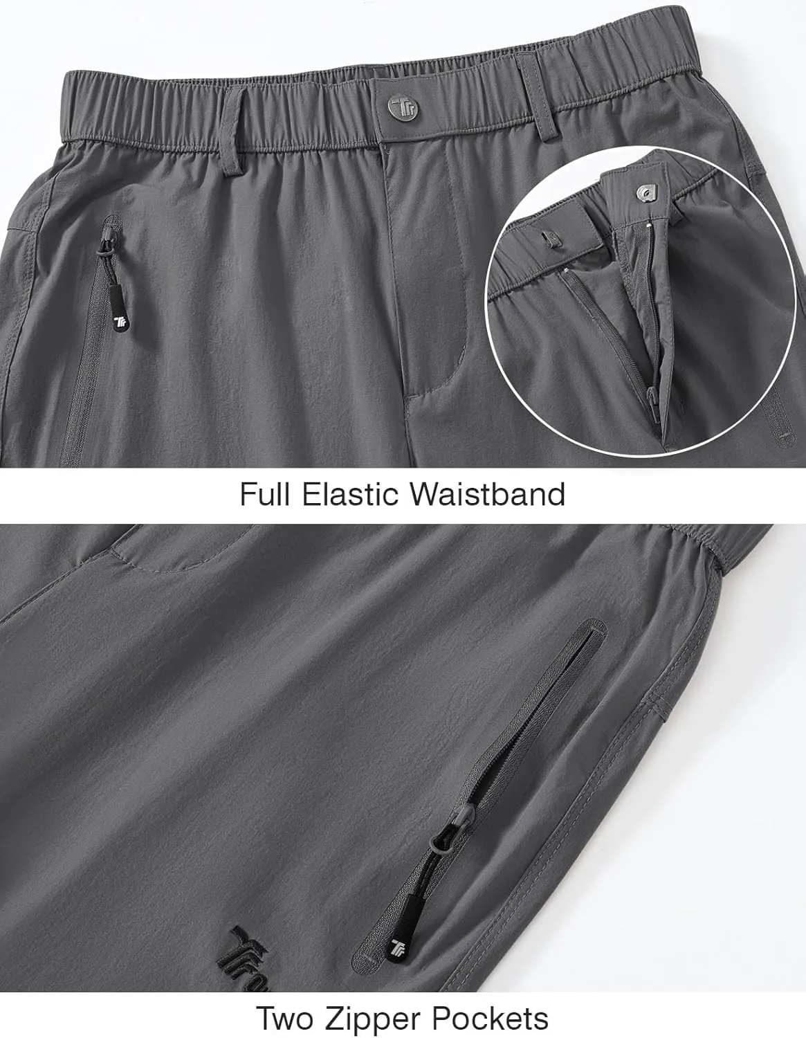 Rdruko Women's Hiking Pants Lightweight Quick Dry Water Resistant Outdoor Travel Fishing Pants with Pockets