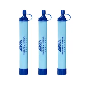 Ready Filter — Personal Water Filter Straw for Your Backpacking Gear | Water Filtration System Survival for Outdoor & Camping Supplies | Ultralight, Portable, and Durable Emergency Water Purifier
