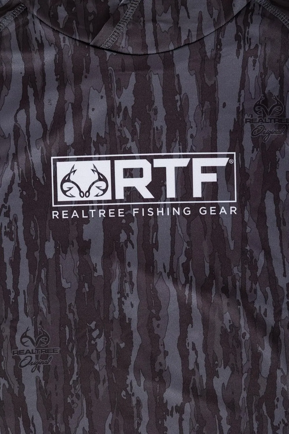 Realtree Men's Camo Sun Hooded Shirts, Lightweight, Breathable for Fishing, Hiking and Outdoors
