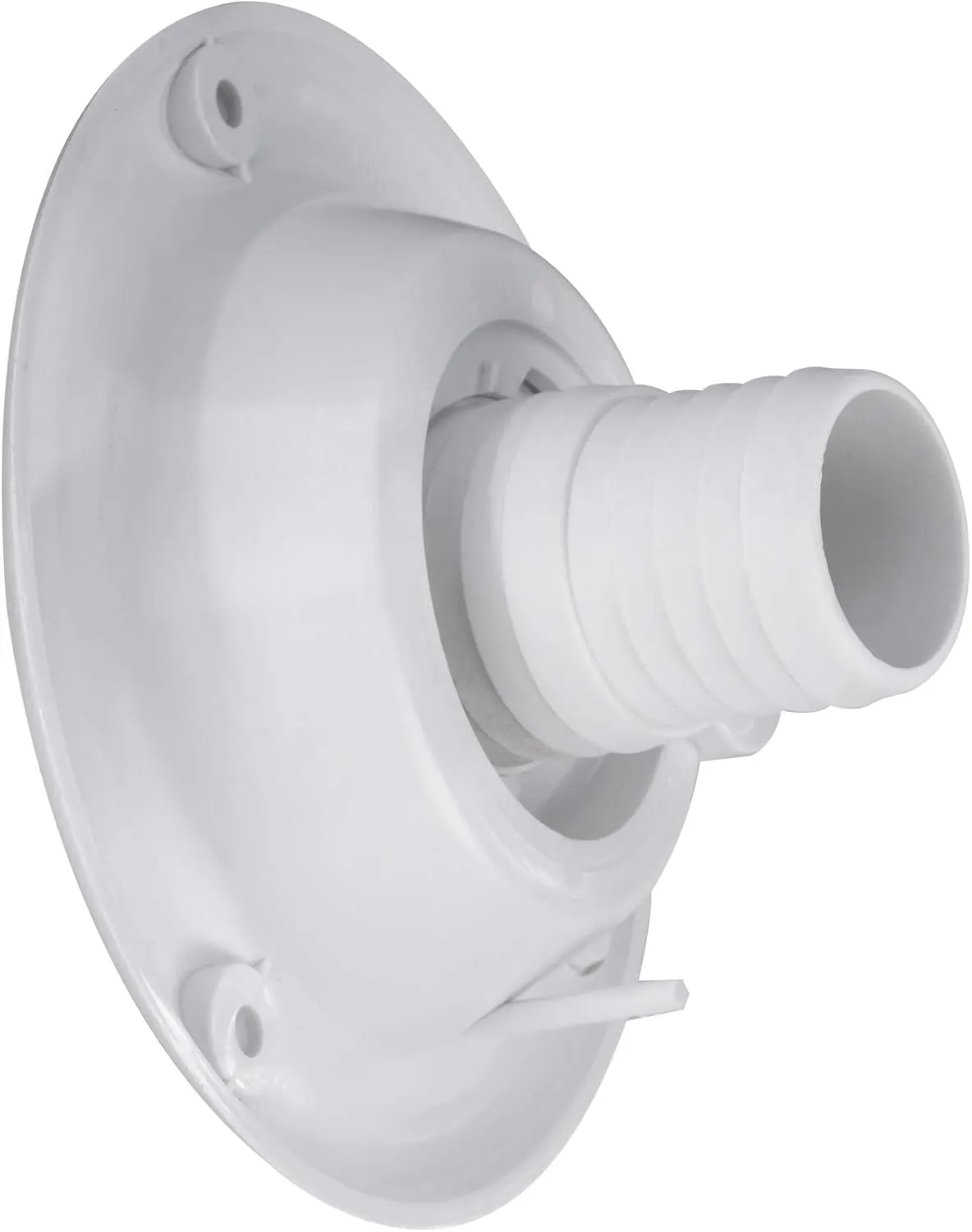 RecPro RV Round Fresh Water Gravity Fill Hatch | Camper Water Inlet (White, Quick Fill)