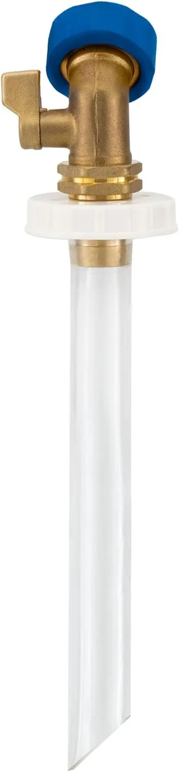 RecPro RV Round Fresh Water Gravity Fill Hatch | Camper Water Inlet (White, Quick Fill)