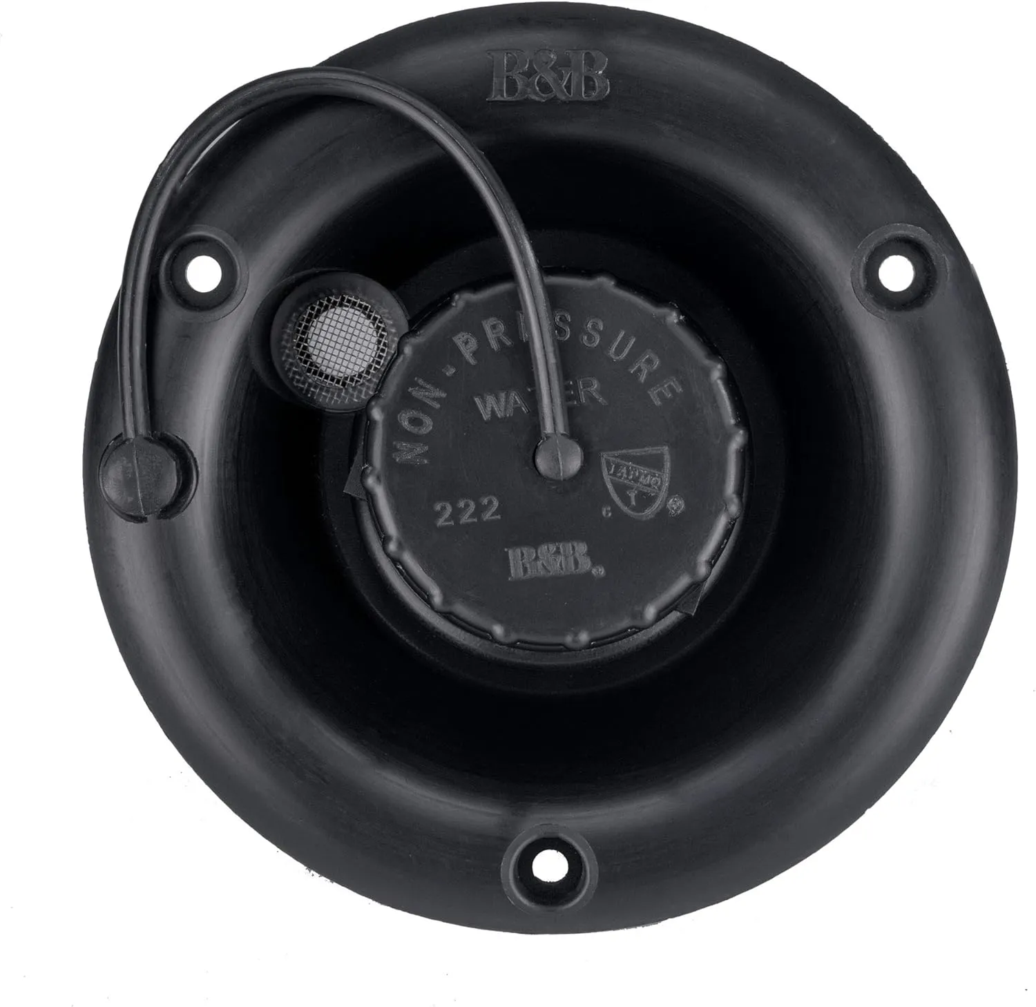 RecPro RV Round Fresh Water Gravity Fill Hatch Inlet | RV Water Fill Hatch | Camper Water Inlet Hatch | Trailer Water Fill Hatch Inlet (Black, Yes Quick Fill)