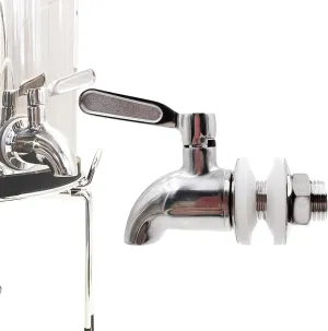 Replacement Stainless Steel Spigot for Berkey Big, Travel, Royal Gravity-fed Water Filter System, and other Gravity Filter Tank (Stainless Steel Spigot)