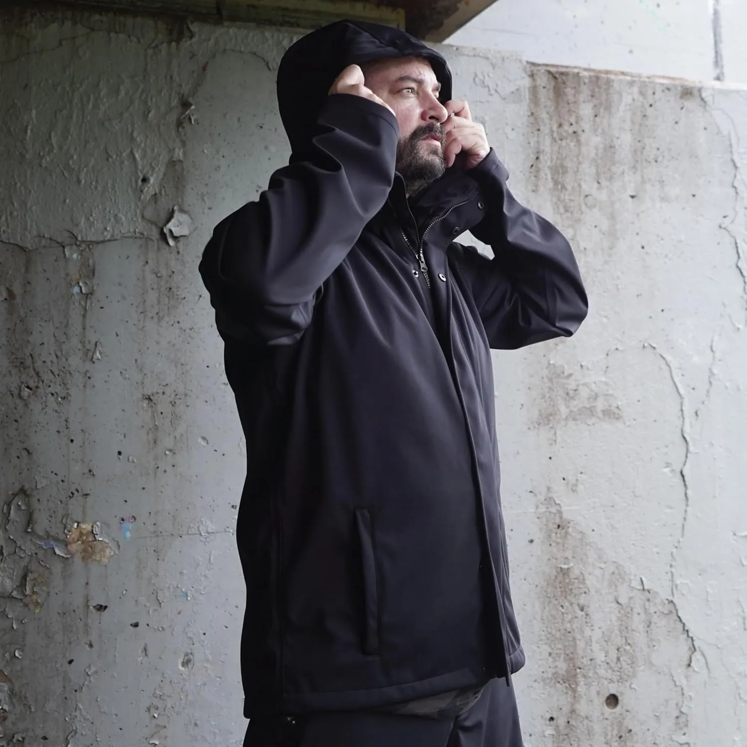 Rothco Shadow Ops Waterproof Rain Jacket – Lightweight, Breathable, and Windproof Raincoat