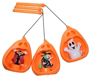 RSAAUD® 1 pcs Halloween Pumpkin Lantern Portable Pumpkin Led Light Halloween Decoration Bar Party Atmosphere Props for Ghost Party Pumpkin led Light ( Random Design)