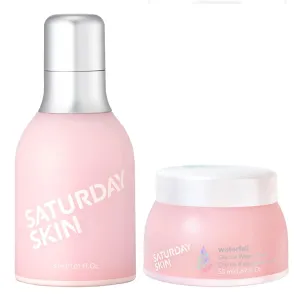 Saturday Skin Facial Moisturizing and Hydrating with Brightening Eye Cream Illuminating for Wrinkles Dark Circles Anti Aging for All Skin