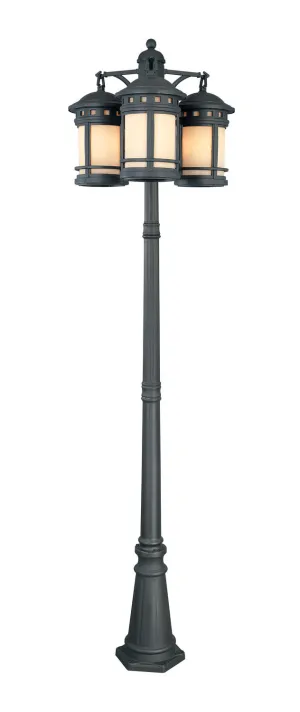 Sedona Three Head Post Lantern in Oil Rubbed Bronze