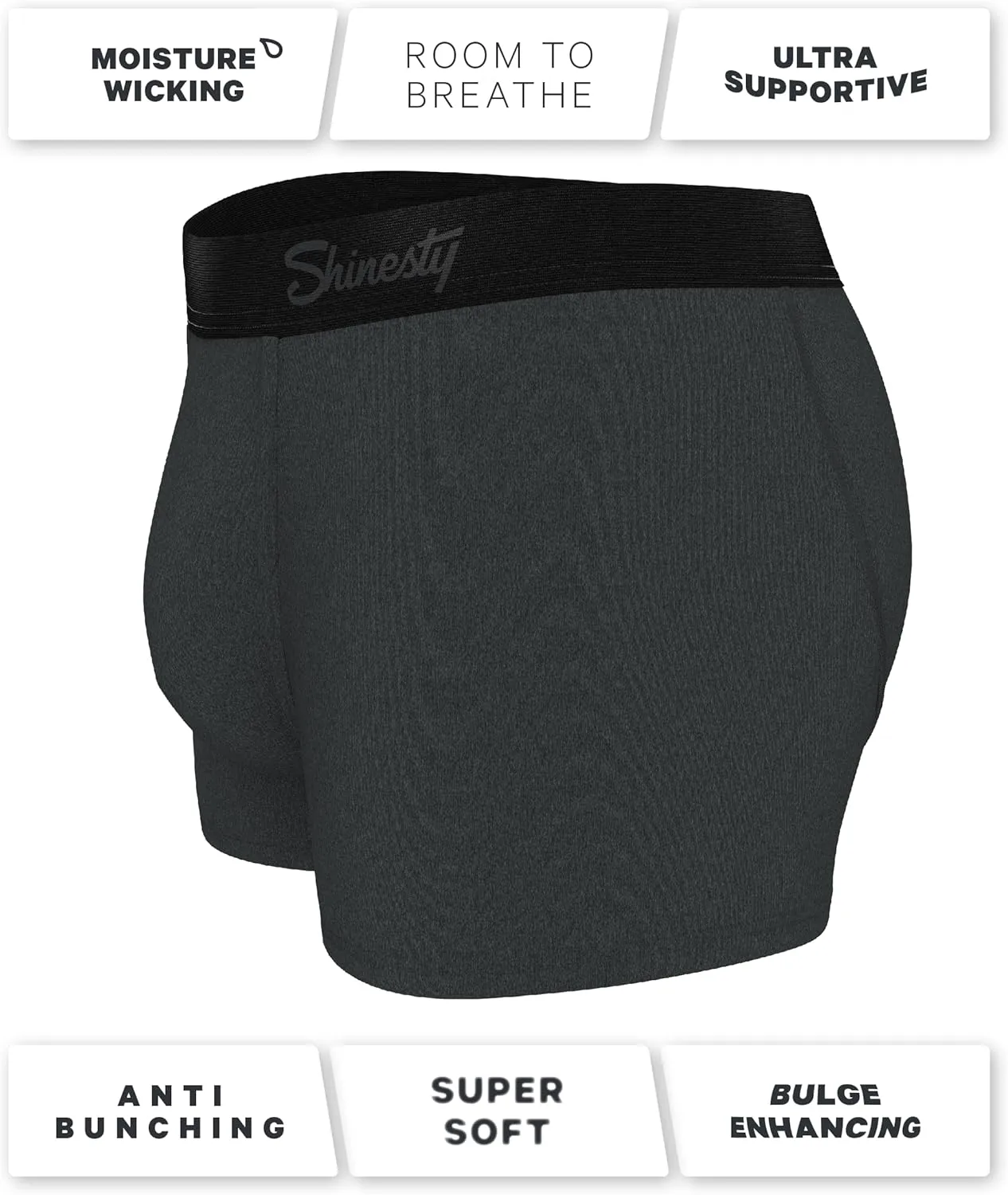 Shinesty Hammock Support Pouch Underwear | Mens Trunk Underwear | Anti-Chafing, Moisture Wicking, Breathable