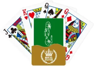 Shrimp Combination Fighting Food Royal Flush Poker Playing Card Game