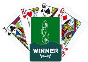 Shrimp Combination Fighting Food Winner Poker Playing Card Classic Game