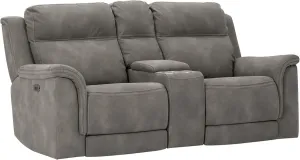Signature Design by Ashley Next-Gen DuraPella Love Seats, Slate