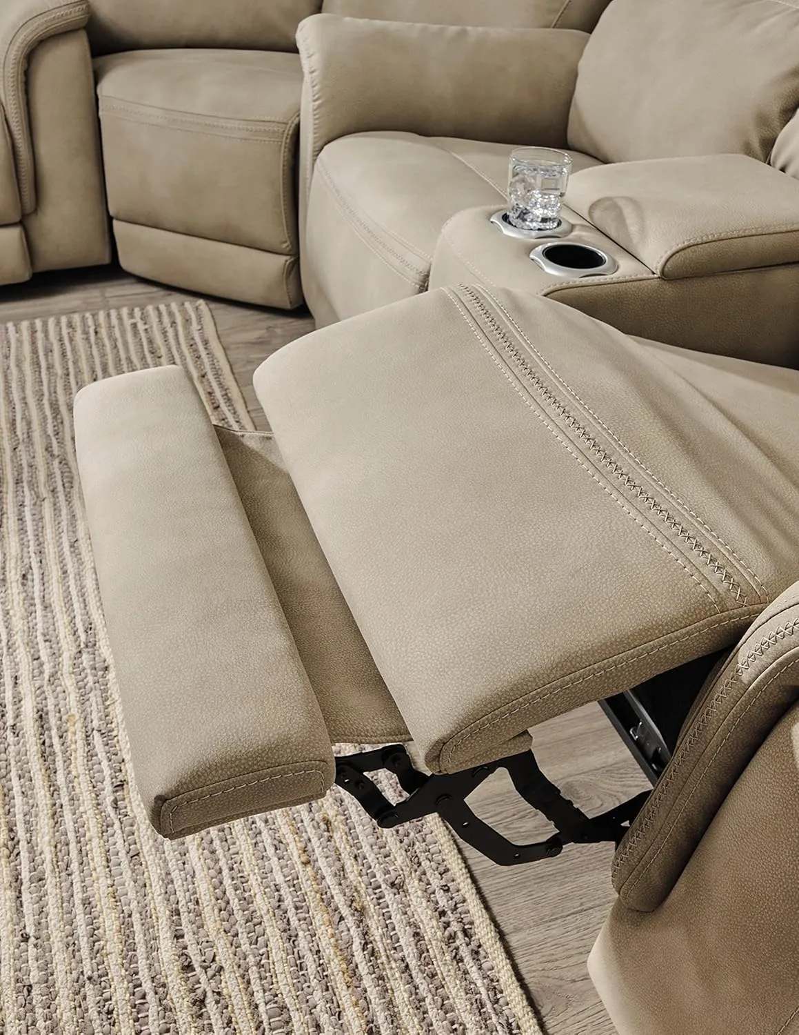 Signature Design by Ashley Next-Gen DuraPella Power Recliner with Adjustable Headrest, Beige