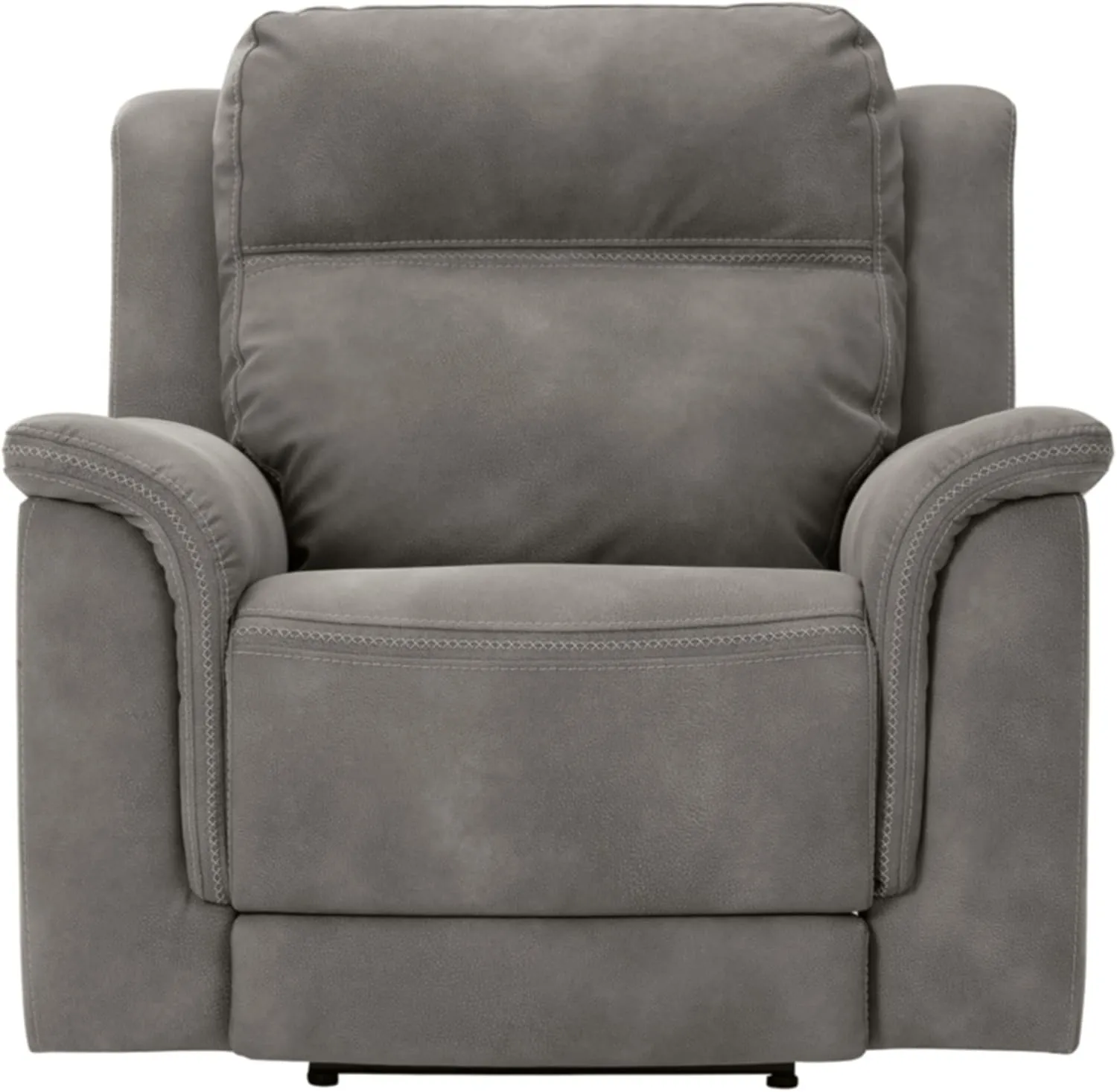 Signature Design by Ashley Next-Gen DuraPella Power Recliner with Adjustable Headrest, Gray