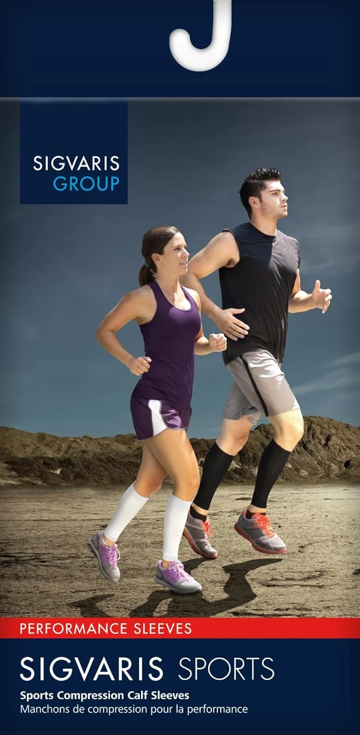 SIGVARIS Unisex Performance Compression Running Sleeve 412V 20-30mmHg