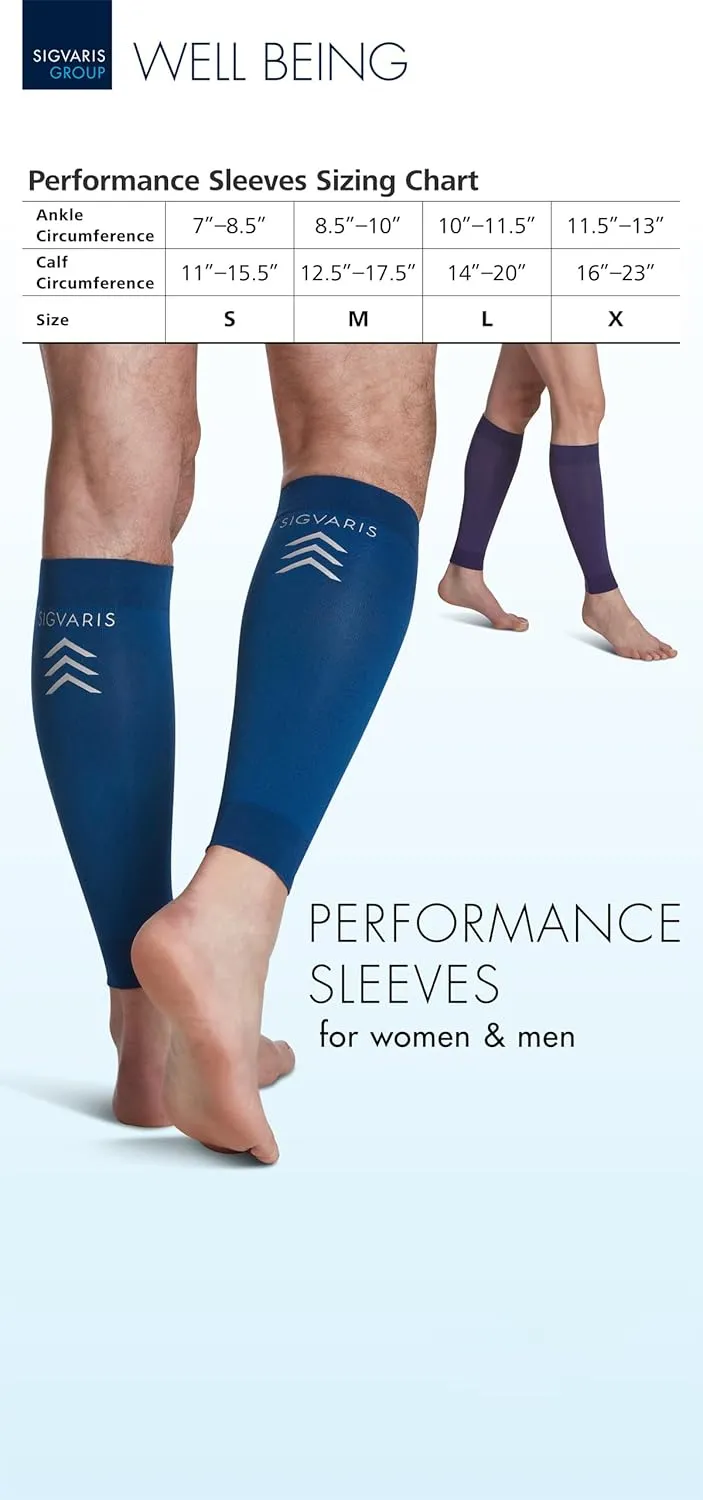 SIGVARIS Unisex Performance Compression Running Sleeve 412V 20-30mmHg