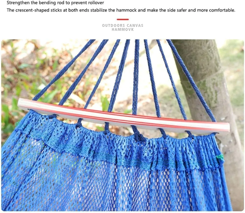 Single and Double Hammock Portable Parachute Hiking, Backpacking, Beach, Patio Equipment