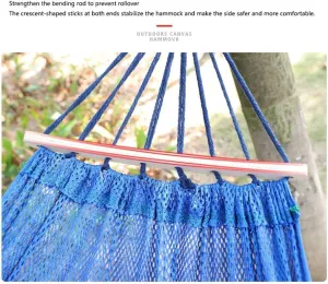 Single and Double Hammock Portable Parachute Hiking, Backpacking, Beach, Patio Equipment