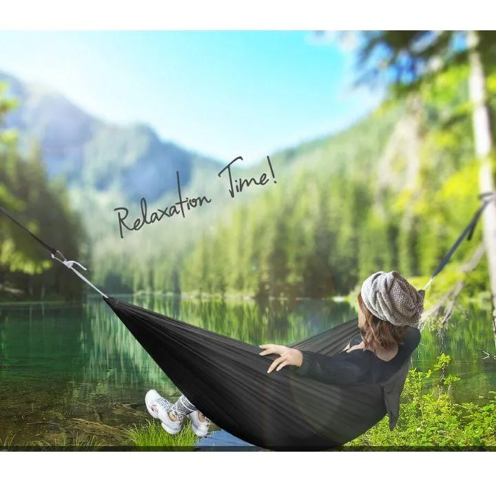 Single Lightweight Camping Hammock with Carry Bag