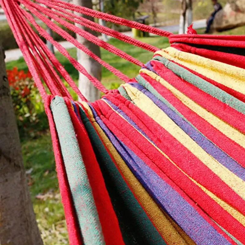 Single Wide Thick Canvas Hammock