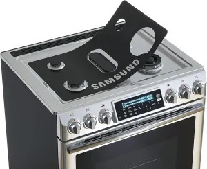 Skywin Stovetop Cover - Spill Guard Gas Range Protector, Custom Fit Protective Stove Liner for Samsung Gas Range