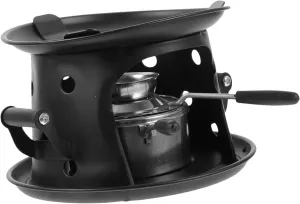 Small Pot Alcohol Burner Stove Hot Pot Stove for Camping Outdoor Cooking Supplies Random Color