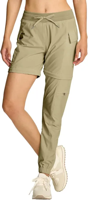 smawell Women's Hiking Pants Convertible Lightweight Zip-Off Outdoor Pants Quick Dry Joggers with Pocket