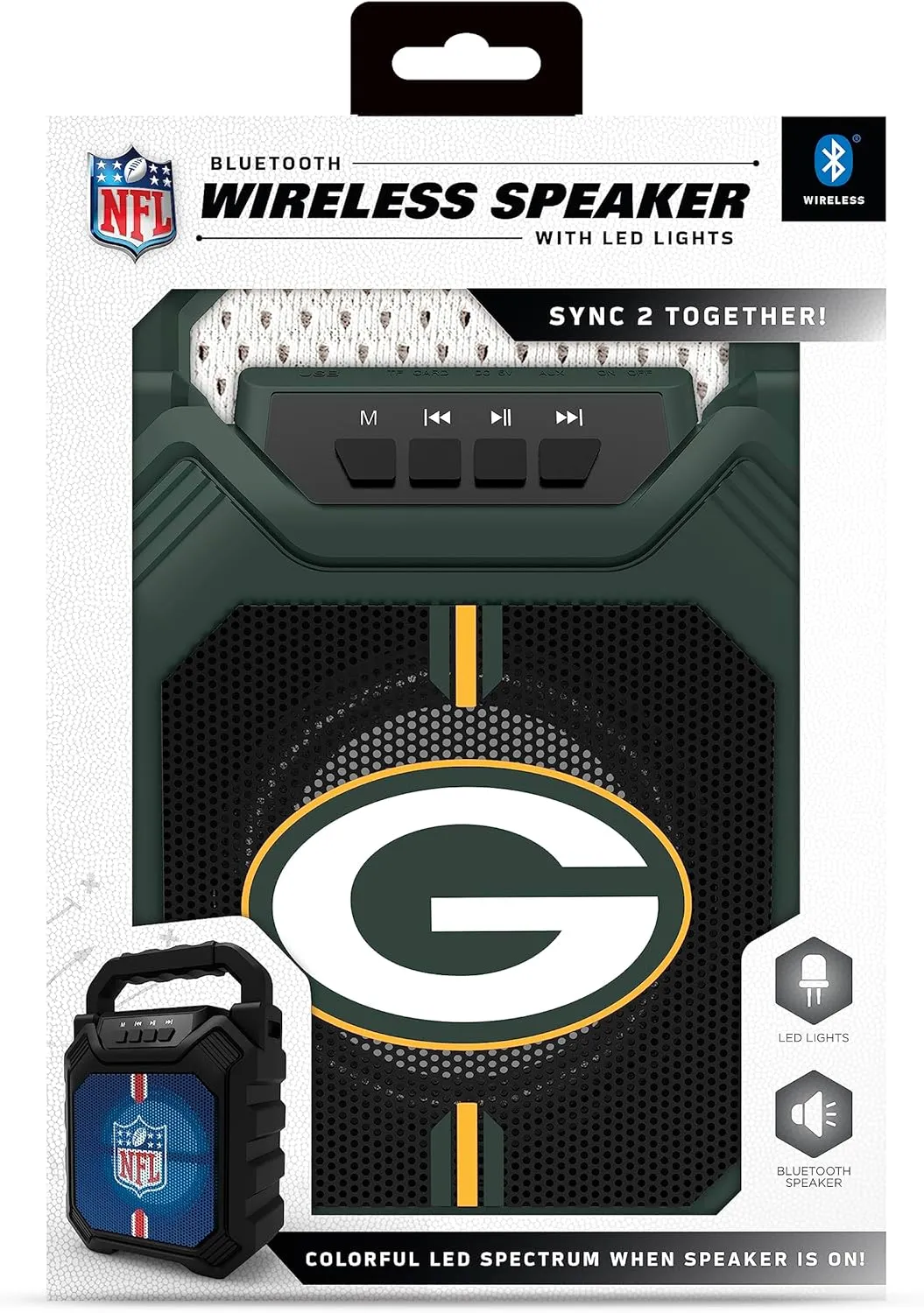 SOAR NFL Unisex XL ShockBox Wireless Bluetooth Speaker