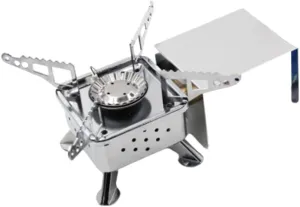 Sosoport Mini Camping Stove Single Burner Propane Gas Cooker Picnic Stove Outdoor Cooking Furnace