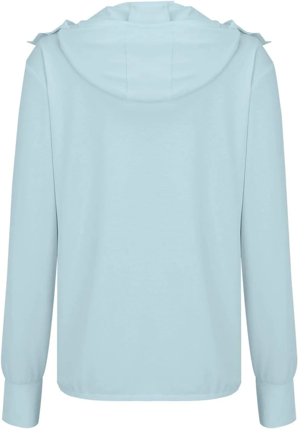 SPF Shirts for Women Long Sleeve UPF 50  Sun Protection Hoodies Jacket Lightweight Full Zip Cooling Rash Guard Pockets