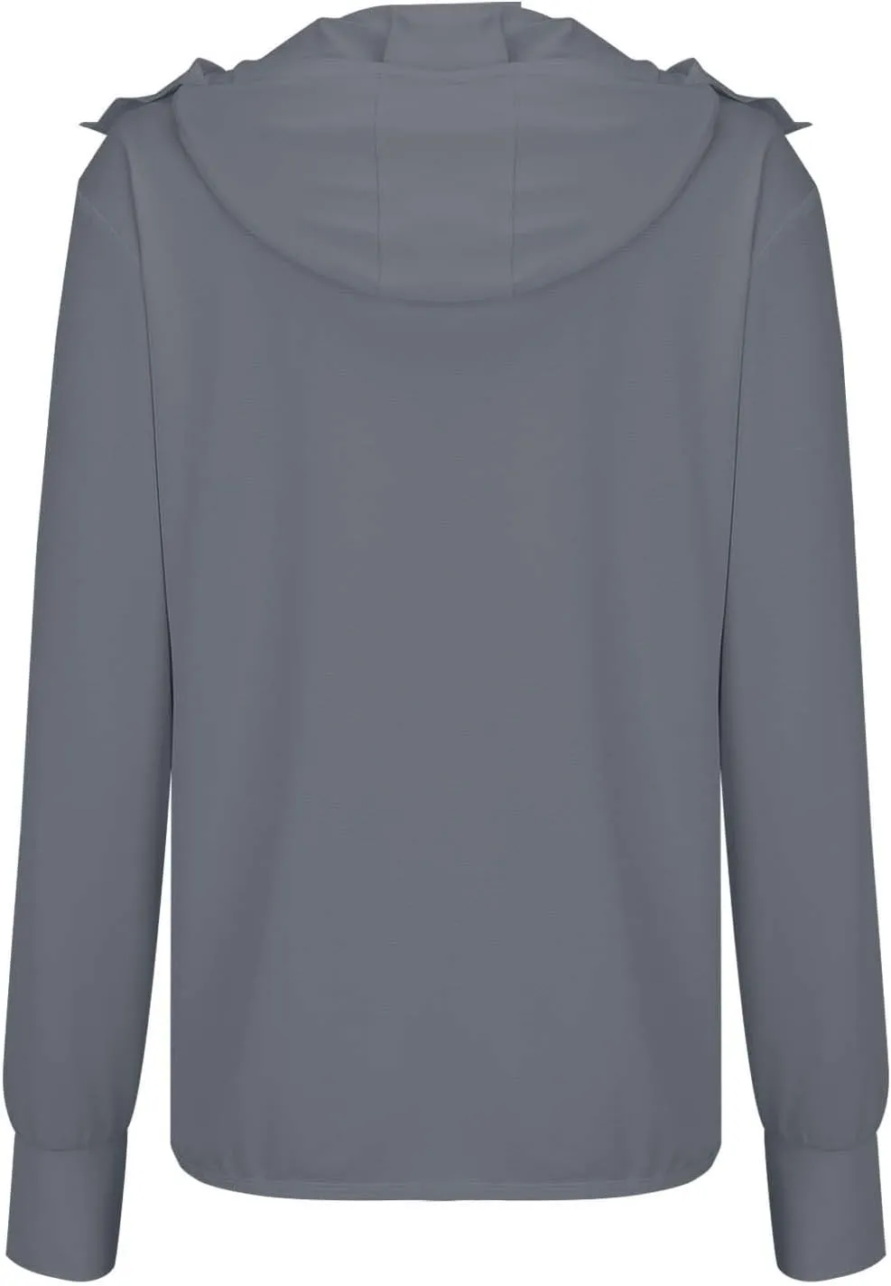 SPF Shirts for Women Long Sleeve UPF 50  Sun Protection Hoodies Jacket Lightweight Full Zip Cooling Rash Guard Pockets