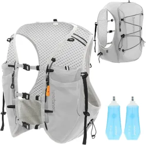 sportsnew Running Vest for Women Men, Lightweight 10L Hydration Backpack with Waterproof Phone Pocket, Breathable Pack for Hiking Trail Running Cycling Marathon