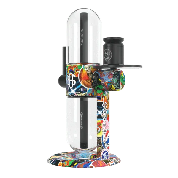 Stündenglass x Grateful Dead Gravity Infuser Water Pipe - Legacy Patchwork / 15"