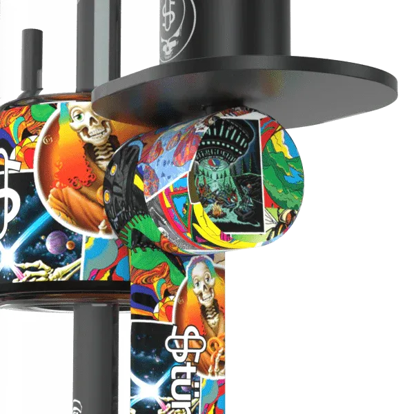 Stündenglass x Grateful Dead Gravity Infuser Water Pipe - Legacy Patchwork / 15"