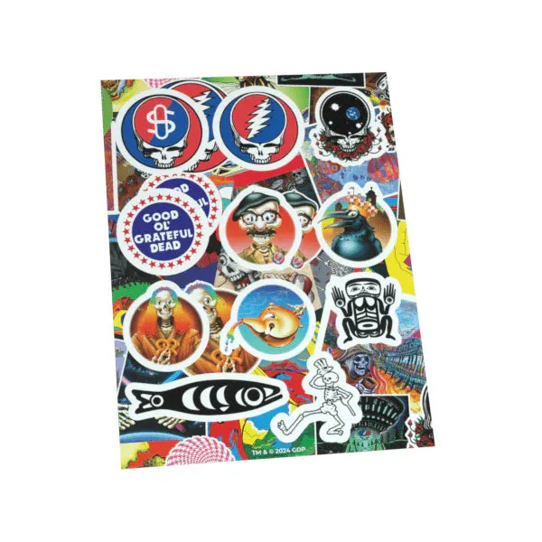 Stündenglass x Grateful Dead Gravity Infuser Water Pipe - Legacy Patchwork / 15"