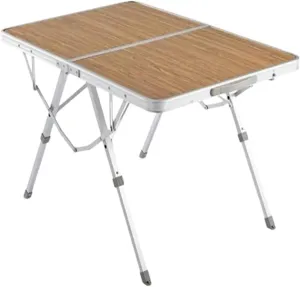 Sturdy Camping Table Aluminum Camp Tables Foldable Picnic Table Ultralight Compact with Portable Handle Easy to Assembly